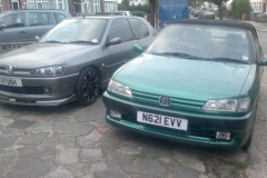 My 306 Cabriolet RG with my 306 Gti