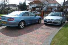 406 Coupe with my 306 Gti original