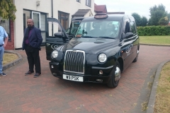 Dad going in his first Taxi ride