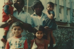 Us with Dad and Periyappa