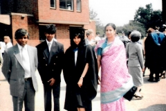 Mahesans at Vasanthi's graduation