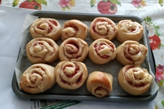 Some delicious savoury swirls (made by Vas)