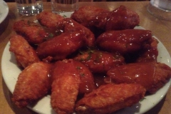 Those lovely Chicken wings from Malibu's (yes I eat Chicken, even though I have Chickens!)