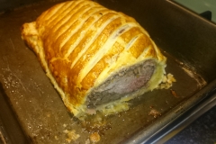 Beef Wellington (made by Jinx for Christmas)