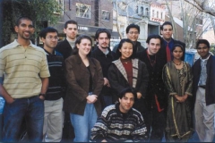 Our whole Crew outside Kings Cross restaurant